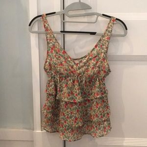 Abercrombie floral tank